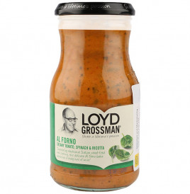 Loyd Grossman Al Forno Creamy Tomato, Spinach & Ricotta  Glass Bottle  350 grams